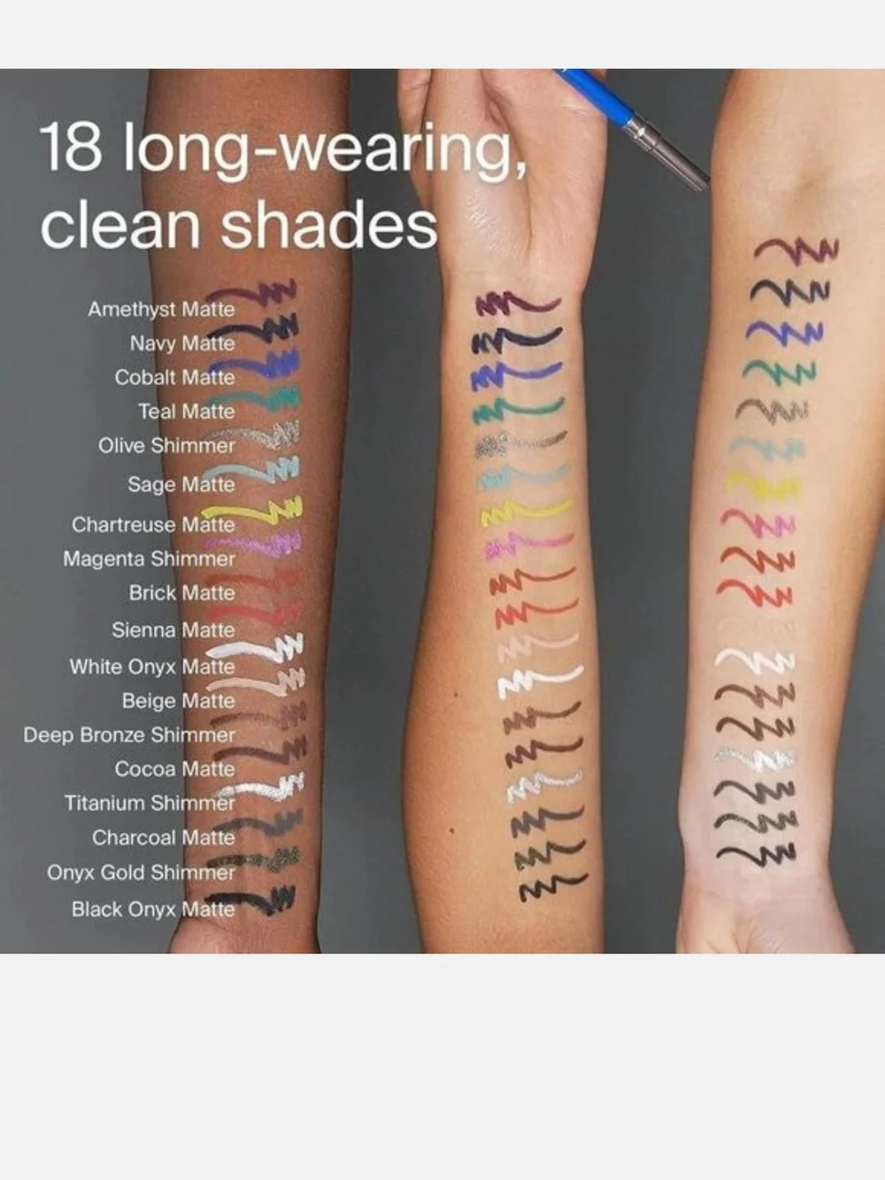 HAUS LABS Optic Intensity Eyeliner With Brush In Olive Shimmer NIB✨ FREE GIFT✨